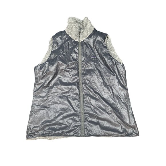 Patagonia Gilet Fleece Reversible 2 in 1 Sleeveless Jacket‎ Full Zip M |K1 - Picture 6 of 7